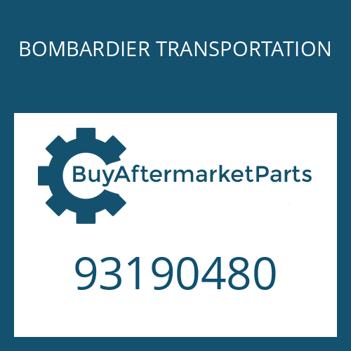 BOMBARDIER TRANSPORTATION 93190480 - CYLINDRICAL PIN