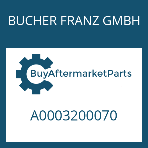 BUCHER FRANZ GMBH A0003200070 - SPRING CARRIER