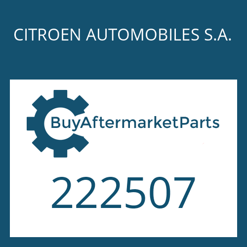 CITROEN AUTOMOBILES S.A. 222507 - BUSH