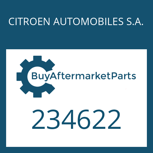 CITROEN AUTOMOBILES S.A. 234622 - BEARING PLATE