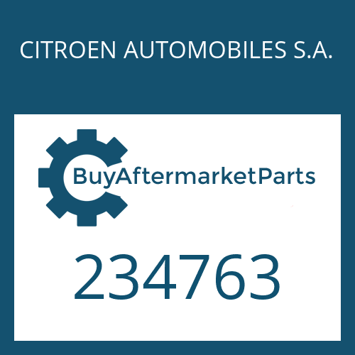 CITROEN AUTOMOBILES S.A. 234763 - AXIAL NEEDLE BEARING