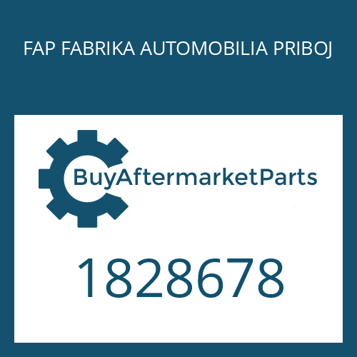 FAP FABRIKA AUTOMOBILIA PRIBOJ 1828678 - SEALING RING