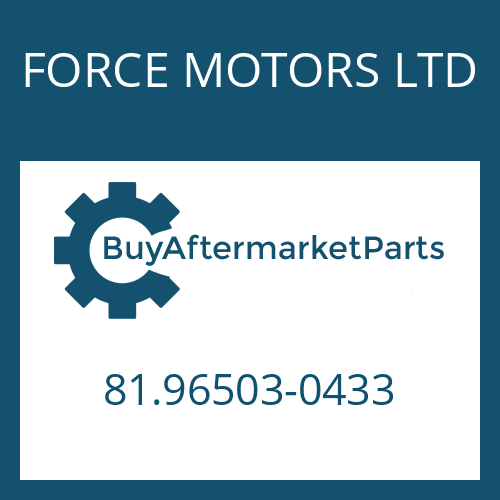 FORCE MOTORS LTD 81.96503-0433 - SHAFT SEAL