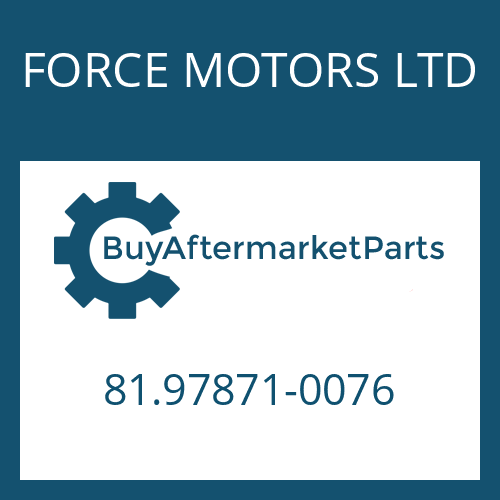 FORCE MOTORS LTD 81.97871-0076 - TYPENSCHILD