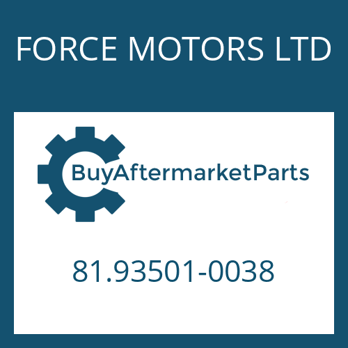 FORCE MOTORS LTD 81.93501-0038 - INNER RING