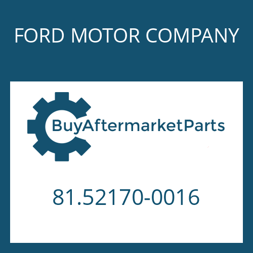 FORD MOTOR COMPANY 81.52170-0016 - CONN.HOUSING