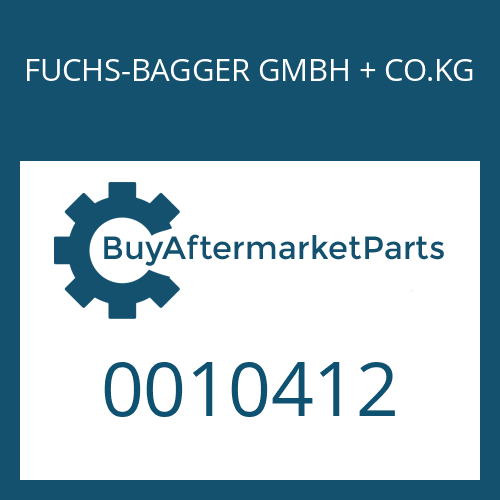 FUCHS-BAGGER GMBH + CO.KG 0010412 - SEALING RING