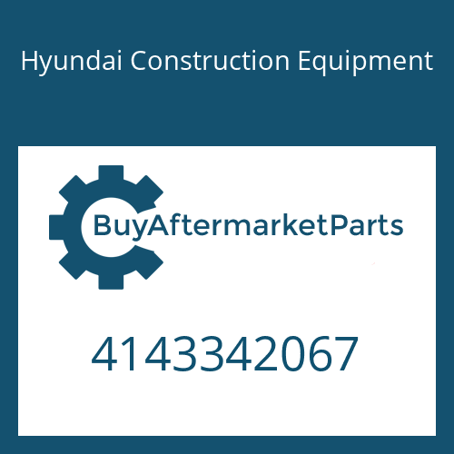 Hyundai Construction Equipment 4143342067 - PISTON