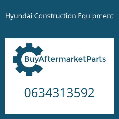 Hyundai Construction Equipment 0634313592 - O-RING