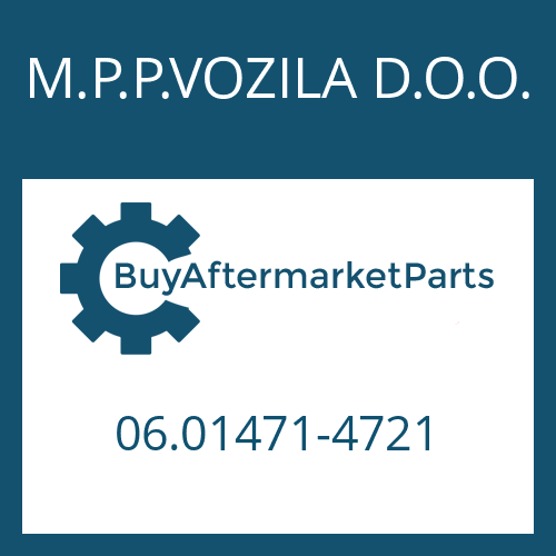 M.P.P.VOZILA D.O.O. 06.01471-4721 - HEXAGON SCREW