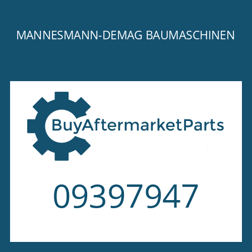 MANNESMANN-DEMAG BAUMASCHINEN 09397947 - HOUSING DISK