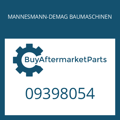 MANNESMANN-DEMAG BAUMASCHINEN 09398054 - GASKET