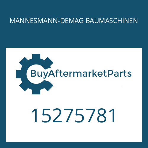 MANNESMANN-DEMAG BAUMASCHINEN 15275781 - HOUS.REAR SECTION