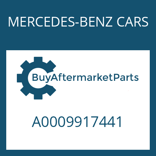 MERCEDES-BENZ CARS A0009917441 - SLOT.PIN