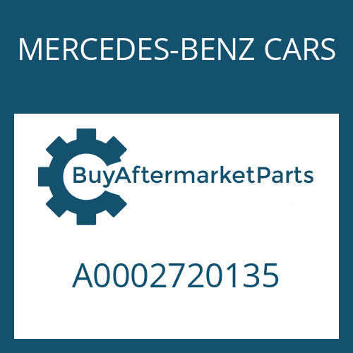 MERCEDES-BENZ CARS A0002720135 - RING