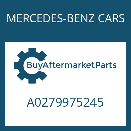 MERCEDES-BENZ CARS A0279975245 - LIP SEALING RING