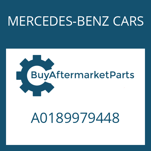 MERCEDES-BENZ CARS A0189979448 - SEALING RING