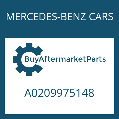 MERCEDES-BENZ CARS A0209975148 - O-RING