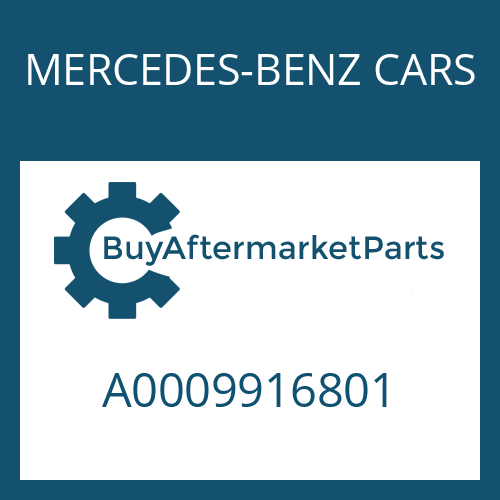 MERCEDES-BENZ CARS A0009916801 - BEARING PIN