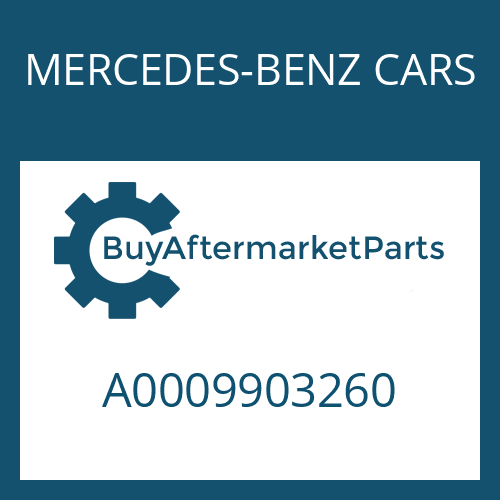 MERCEDES-BENZ CARS A0009903260 - SLOTTED NUT