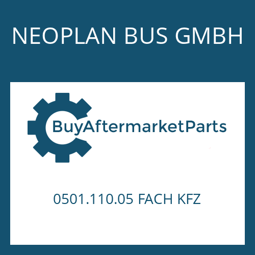 NEOPLAN BUS GMBH 0501.110.05 FACH KFZ - GASKET