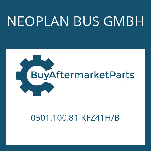 NEOPLAN BUS GMBH 0501.100.81 KFZ41H/B - GASKET