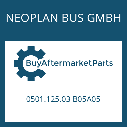 NEOPLAN BUS GMBH 0501.125.03 B05A05 - SHAFT SEAL