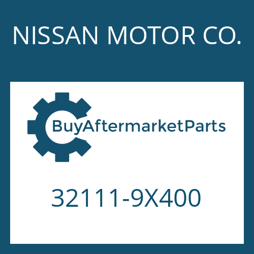 NISSAN MOTOR CO. 32111-9X400 - CONN.PLATE