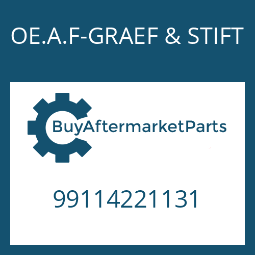 OE.A.F-GRAEF & STIFT 99114221131 - SLOT.PIN