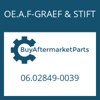 OE.A.F-GRAEF & STIFT 06.02849-0039 - HEXAGON SCREW