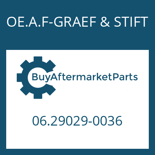 OE.A.F-GRAEF & STIFT 06.29029-0036 - V-RING