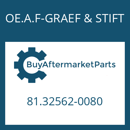 OE.A.F-GRAEF & STIFT 81.32562-0080 - SPRAY TUBE