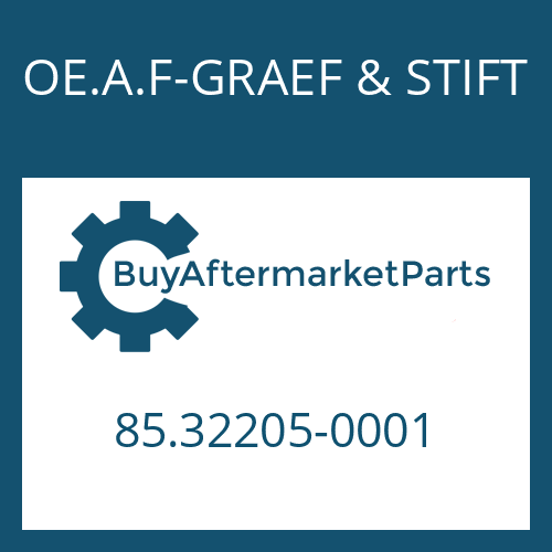 OE.A.F-GRAEF & STIFT 85.32205-0001 - INPUT SHAFT