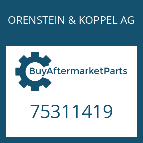 ORENSTEIN & KOPPEL AG 75311419 - O-RING