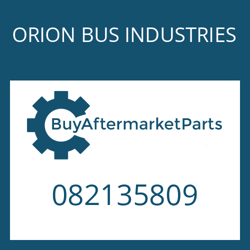 ORION BUS INDUSTRIES 082135809 - SCREW PLUG for Heavy Equipment