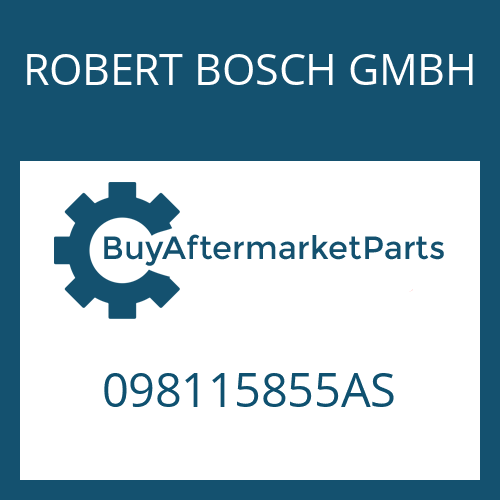 ROBERT BOSCH GMBH 098115855AS - HEXAGON SCREW