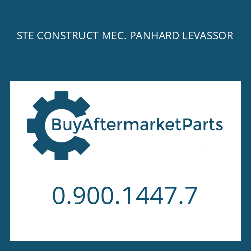 STE CONSTRUCT MEC. PANHARD LEVASSOR 0.900.1447.7 - COVER PLATE