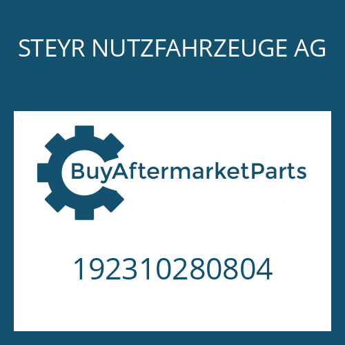 STEYR NUTZFAHRZEUGE AG 192310280804 - TUBE LINE