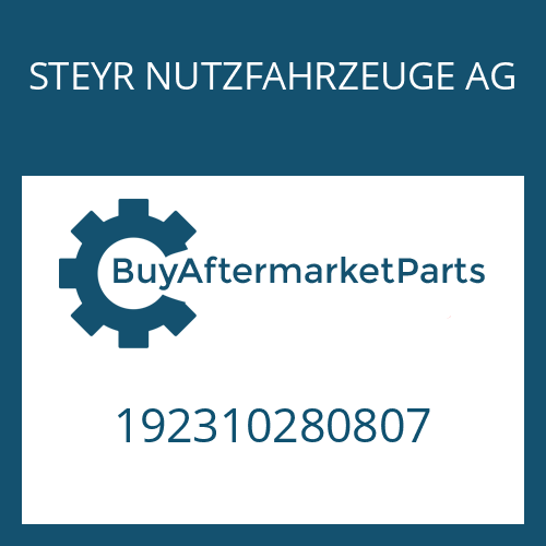 STEYR NUTZFAHRZEUGE AG 192310280807 - PIPE