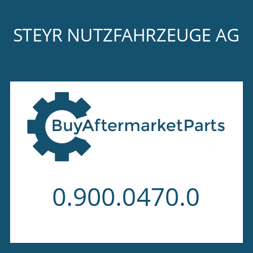 STEYR NUTZFAHRZEUGE AG 0.900.0470.0 - SCREW PLUG