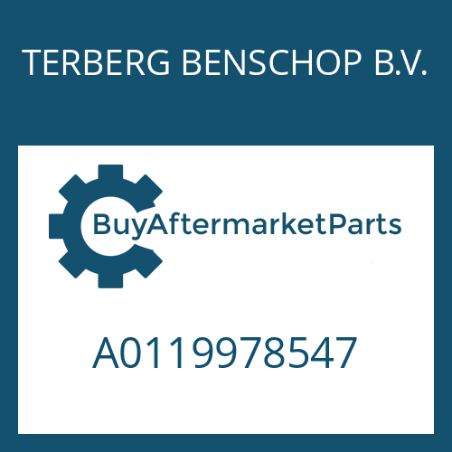 TERBERG BENSCHOP B.V. A0119978547 - SHAFT SEAL