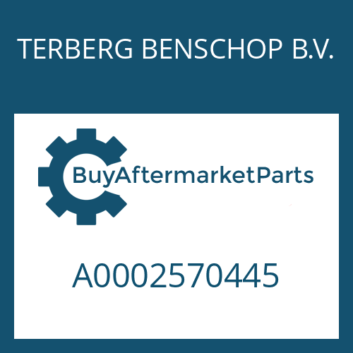 TERBERG BENSCHOP B.V. A0002570445 - CONN.PART