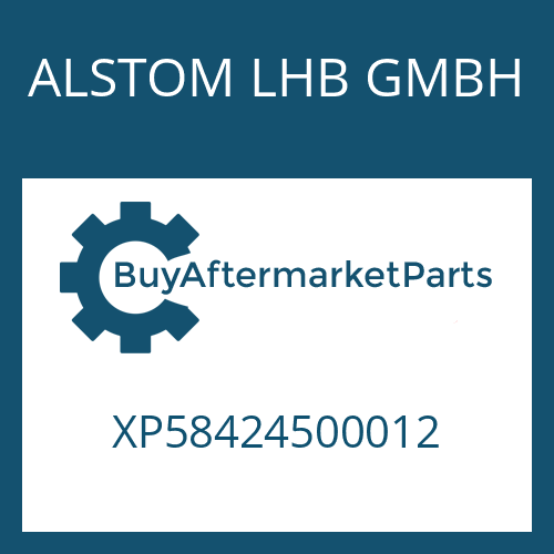 ALSTOM LHB GMBH XP58424500012 - MAGNETVENTIL