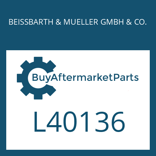 BEISSBARTH & MUELLER GMBH & CO. L40136 - THRUST WASHER