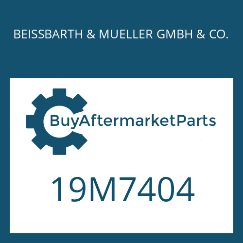 BEISSBARTH & MUELLER GMBH & CO. 19M7404 - HEXAGON SCREW