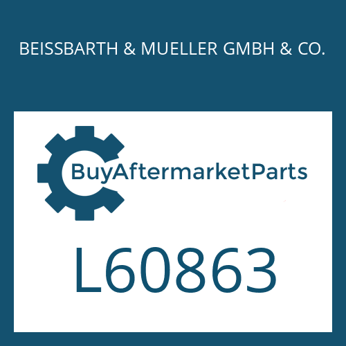 BEISSBARTH & MUELLER GMBH & CO. L60863 - AXIAL WASHER