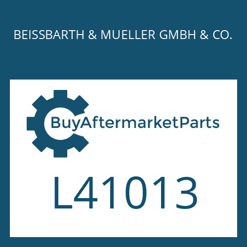 BEISSBARTH & MUELLER GMBH & CO. L41013 - THRUST WASHER