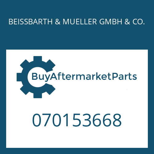 BEISSBARTH & MUELLER GMBH & CO. 070153668 - O-RING