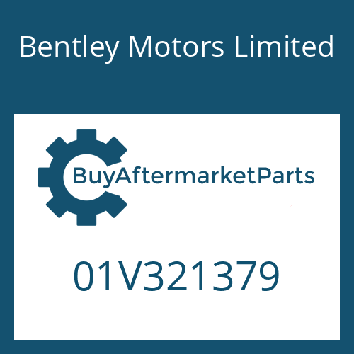 Bentley Motors Limited 01V321379 - O-RING