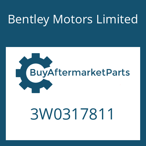 Bentley Motors Limited 3W0317811 - TUBE LINE